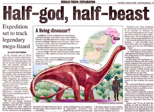 Mokele-Mbembe: A Dinosaur Hidden in the Jungles of Africa